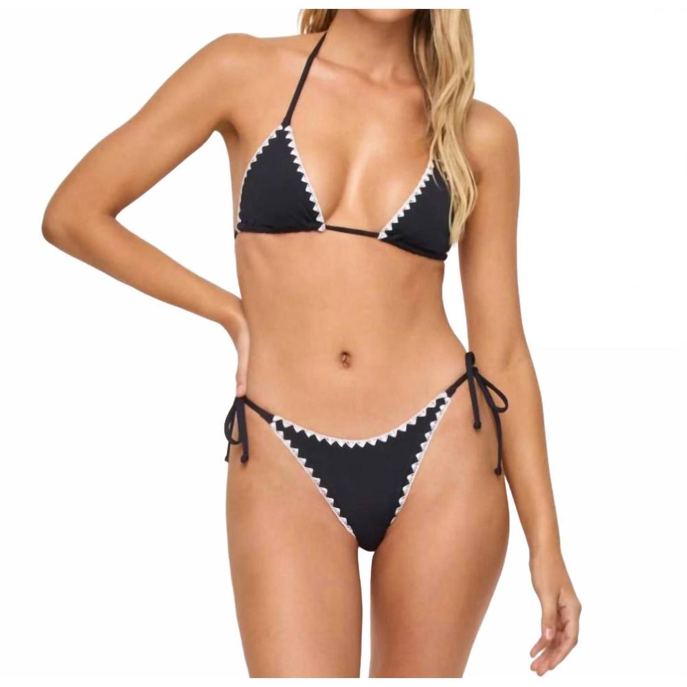 NEW RAILS zahara bikini bottoms in black